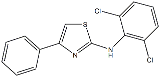 N-(2,6-dichlorophenyl)-4-phenyl-1,3-thiazol-2-amine Structure