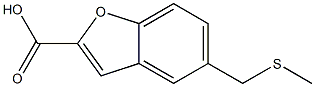 5-[(methylthio)methyl]-1-benzofuran-2-carboxylic acid