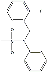 N-(2-fluorobenzyl)-N-phenylmethanesulfonamide