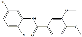 N-(2,5-dichlorophenyl)-3,4-dimethoxybenzamide Struktur