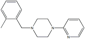 1-(2-methylbenzyl)-4-(2-pyridinyl)piperazine Structure