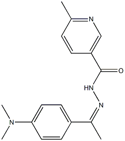 N'-{1-[4-(dimethylamino)phenyl]ethylidene}-6-methylnicotinohydrazide