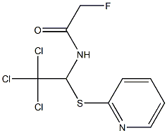 2-fluoro-N-[2,2,2-trichloro-1-(2-pyridinylsulfanyl)ethyl]acetamide