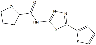 N-[5-(2-thienyl)-1,3,4-thiadiazol-2-yl]tetrahydro-2-furancarboxamide