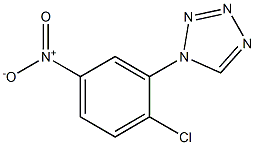 1-{2-chloro-5-nitrophenyl}-1H-tetraazole 结构式