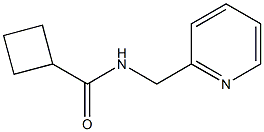 N-(2-pyridinylmethyl)cyclobutanecarboxamide Struktur