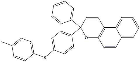 3-{4-[(4-methylphenyl)sulfanyl]phenyl}-3-phenyl-3H-benzo[f]chromene|