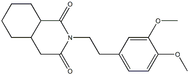 2-[2-(3,4-dimethoxyphenyl)ethyl]hexahydro-1,3(2H,4H)-isoquinolinedione