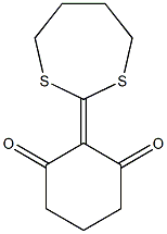 2-(1,3-dithiepan-2-ylidene)-1,3-cyclohexanedione Structure