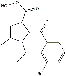ethyl 1-(3-bromobenzoyl)-5-hydroxy-3-methyl-4,5-dihydro-1H-pyrazole-5-carboxylate Structure