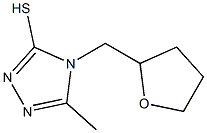 5-methyl-4-(tetrahydrofuran-2-ylmethyl)-4H-1,2,4-triazol-3-yl hydrosulfide