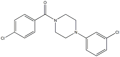 1-(4-chlorobenzoyl)-4-(3-chlorophenyl)piperazine