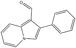 2-phenylindolizine-1-carbaldehyde Struktur