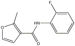 N-(2-fluorophenyl)-2-methyl-3-furamide Structure