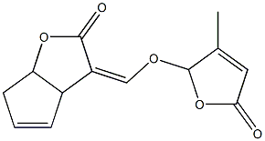 3-{[(3-methyl-5-oxo-2,5-dihydro-2-furanyl)oxy]methylene}-3,3a,6,6a-tetrahydro-2H-cyclopenta[b]furan-2-one