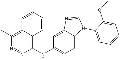 N-[1-(2-methoxyphenyl)-1H-benzimidazol-5-yl]-4-methyl-1-phthalazinamine Structure