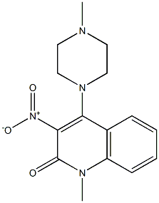 3-nitro-1-methyl-4-(4-methylpiperazin-1-yl)quinolin-2(1H)-one