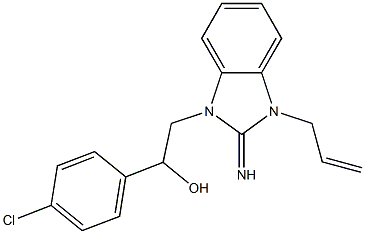 2-(3-allyl-2-imino-2,3-dihydro-1H-benzimidazol-1-yl)-1-(4-chlorophenyl)ethanol