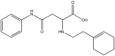  4-anilino-2-[(2-cyclohex-1-en-1-ylethyl)amino]-4-oxobutanoic acid