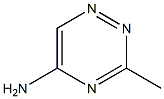 3-methyl-1,2,4-triazin-5-ylamine,,结构式