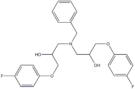 1-{benzyl[3-(4-fluorophenoxy)-2-hydroxypropyl]amino}-3-(4-fluorophenoxy)-2-propanol