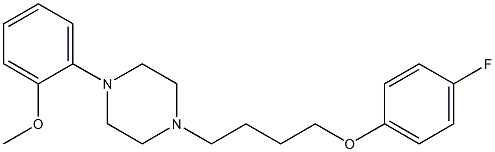 1-[4-(4-fluorophenoxy)butyl]-4-(2-methoxyphenyl)piperazine