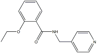 2-ethoxy-N-(4-pyridinylmethyl)benzamide,,结构式