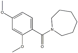 1-(2,4-dimethoxybenzoyl)azepane,,结构式