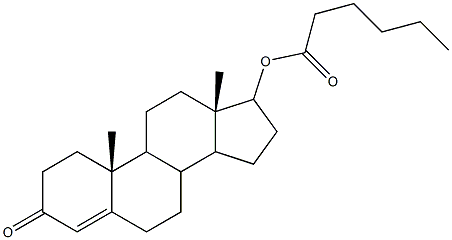 3-oxoandrost-4-en-17-yl hexanoate Structure