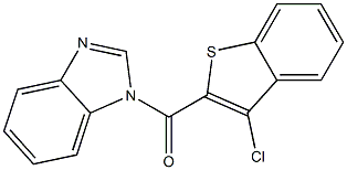 1-[(3-chloro-1-benzothien-2-yl)carbonyl]-1H-benzimidazole|