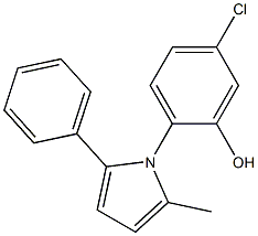 5-chloro-2-(2-methyl-5-phenyl-1H-pyrrol-1-yl)phenol