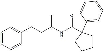  N-(1-methyl-3-phenylpropyl)-1-phenylcyclopentanecarboxamide