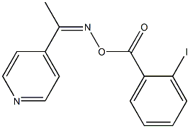 1-(4-pyridinyl)ethanone O-(2-iodobenzoyl)oxime