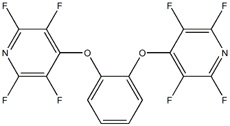 2,3,5,6-tetrafluoro-4-{2-[(2,3,5,6-tetrafluoro-4-pyridinyl)oxy]phenoxy}pyridine Structure
