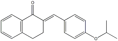 2-(4-isopropoxybenzylidene)-3,4-dihydro-1(2H)-naphthalenone Structure