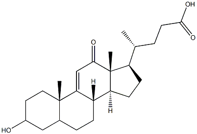  3-hydroxy-12-oxochol-9(11)-en-24-oic acid