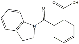 6-(2,3-dihydro-1H-indol-1-ylcarbonyl)-3-cyclohexene-1-carboxylic acid