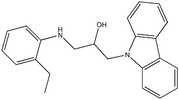 1-(9H-carbazol-9-yl)-3-(2-ethylanilino)-2-propanol