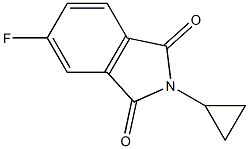 2-cyclopropyl-5-fluoro-1H-isoindole-1,3(2H)-dione Structure