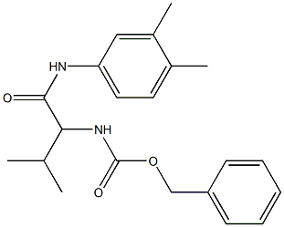 benzyl 1-[(3,4-dimethylanilino)carbonyl]-2-methylpropylcarbamate