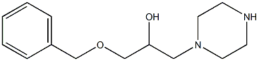 1-(benzyloxy)-3-(1-piperazinyl)-2-propanol Struktur
