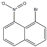 1-bromo-8-nitronaphthalene 化学構造式