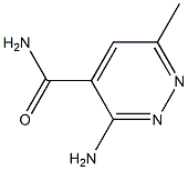 3-amino-6-methylpyridazine-4-carboxamide 结构式