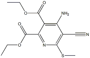 diethyl 4-amino-5-cyano-6-(methylsulfanyl)-2,3-pyridinedicarboxylate