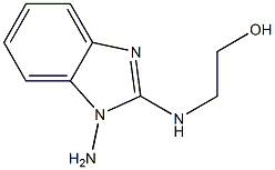 2-[(1-amino-1H-benzimidazol-2-yl)amino]ethanol Structure