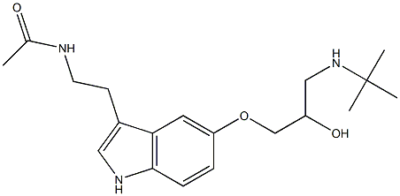 N-(2-{5-[3-(tert-butylamino)-2-hydroxypropoxy]-1H-indol-3-yl}ethyl)acetamide