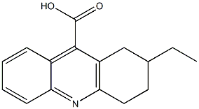 2-ethyl-1,2,3,4-tetrahydro-9-acridinecarboxylic acid Structure