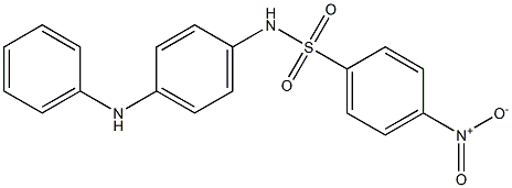 N-(4-anilinophenyl)-4-nitrobenzenesulfonamide Structure