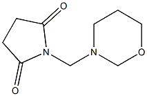 1-(1,3-oxazinan-3-ylmethyl)-2,5-pyrrolidinedione Struktur