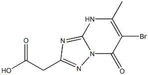 (6-bromo-5-methyl-7-oxo-4,7-dihydro[1,2,4]triazolo[1,5-a]pyrimidin-2-yl)acetic acid